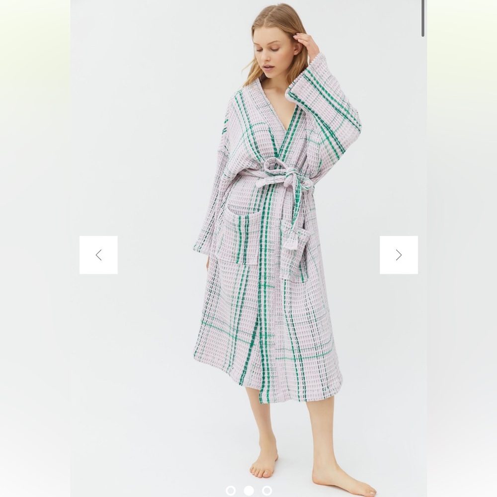 Kip&Co Plaid Waffle Bathrobe